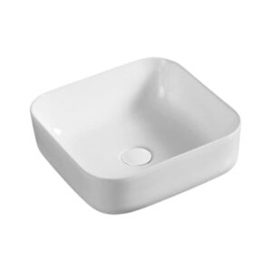 Parryware Table Top Square Shaped White Basin Area  INSLIM 390 C041J